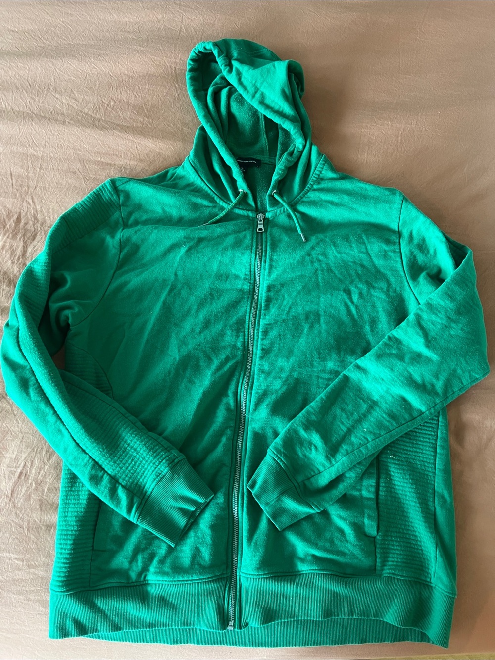 INC International Concepts Emerald Green Hooded Zip Jacket